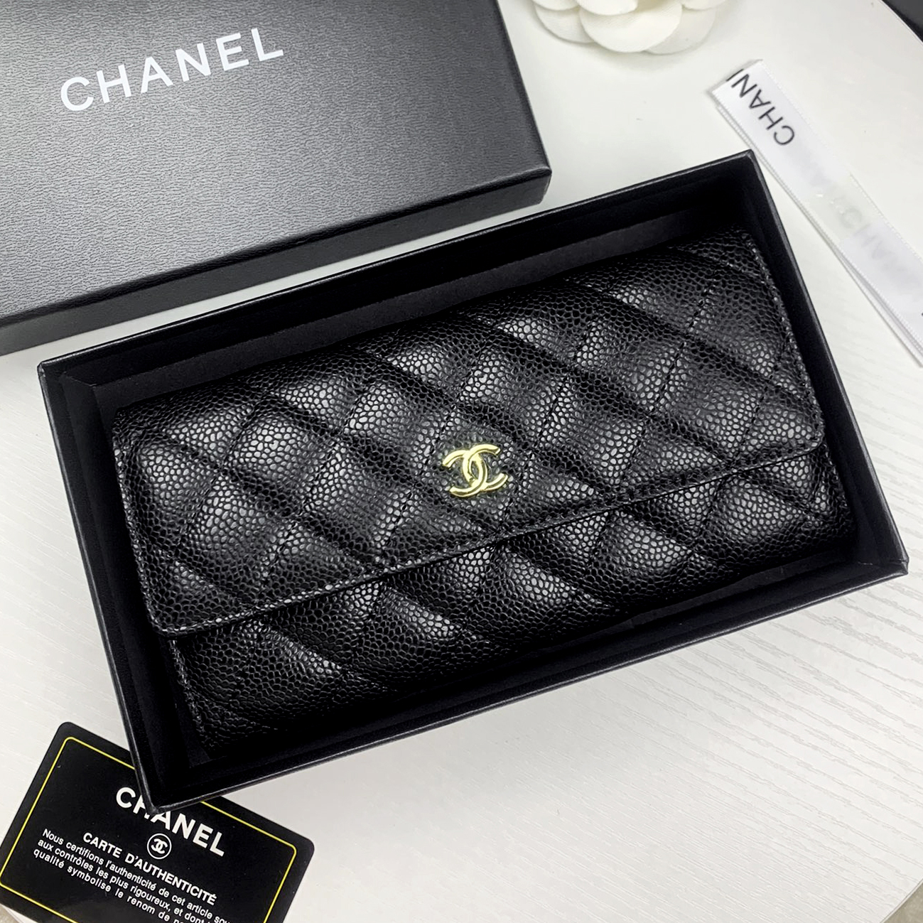 Chanel 23p Classic Long Wallet - Image 4