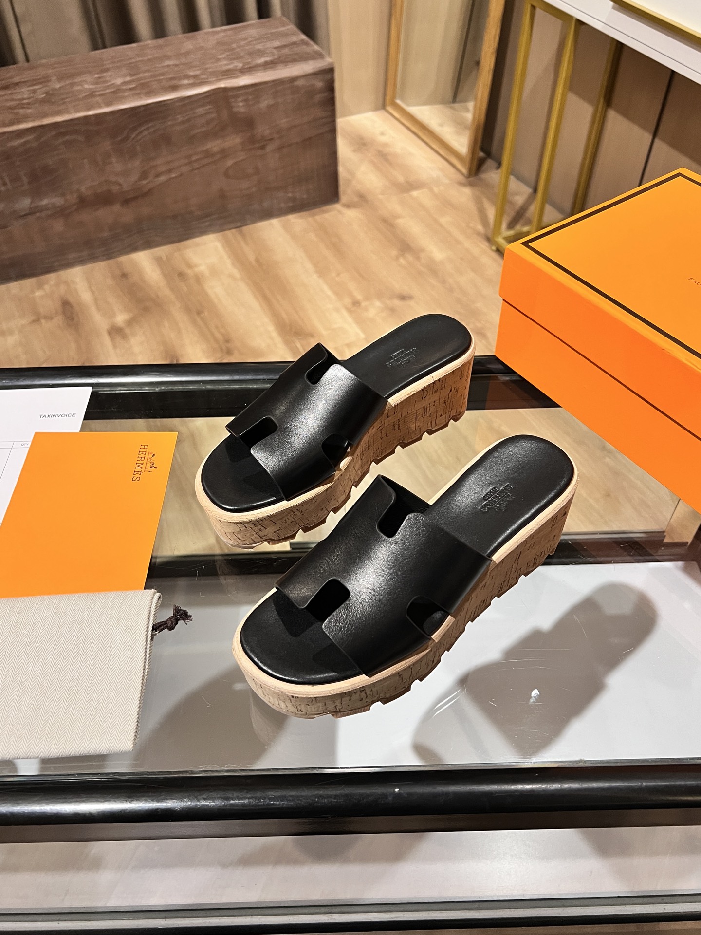 Hermès H Slippers - Image 1