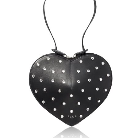 ALaia Diamond Heart Handbag
