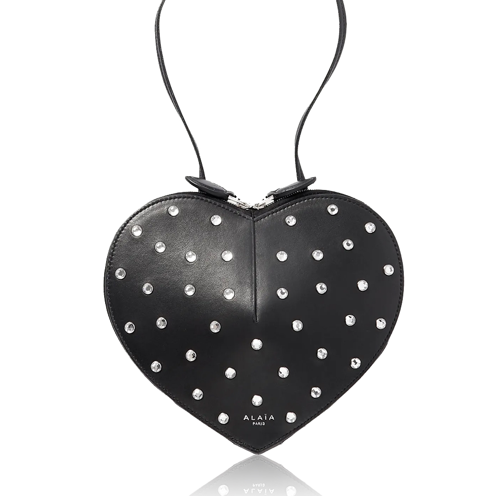 ALaia Diamond Heart Handbag - Image 1