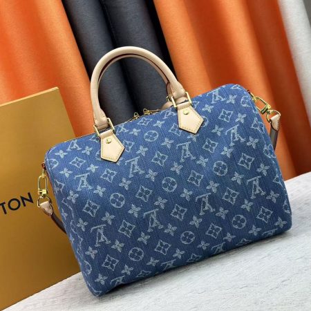 LV Speedy Bandoulière 30 Denim - Image 2