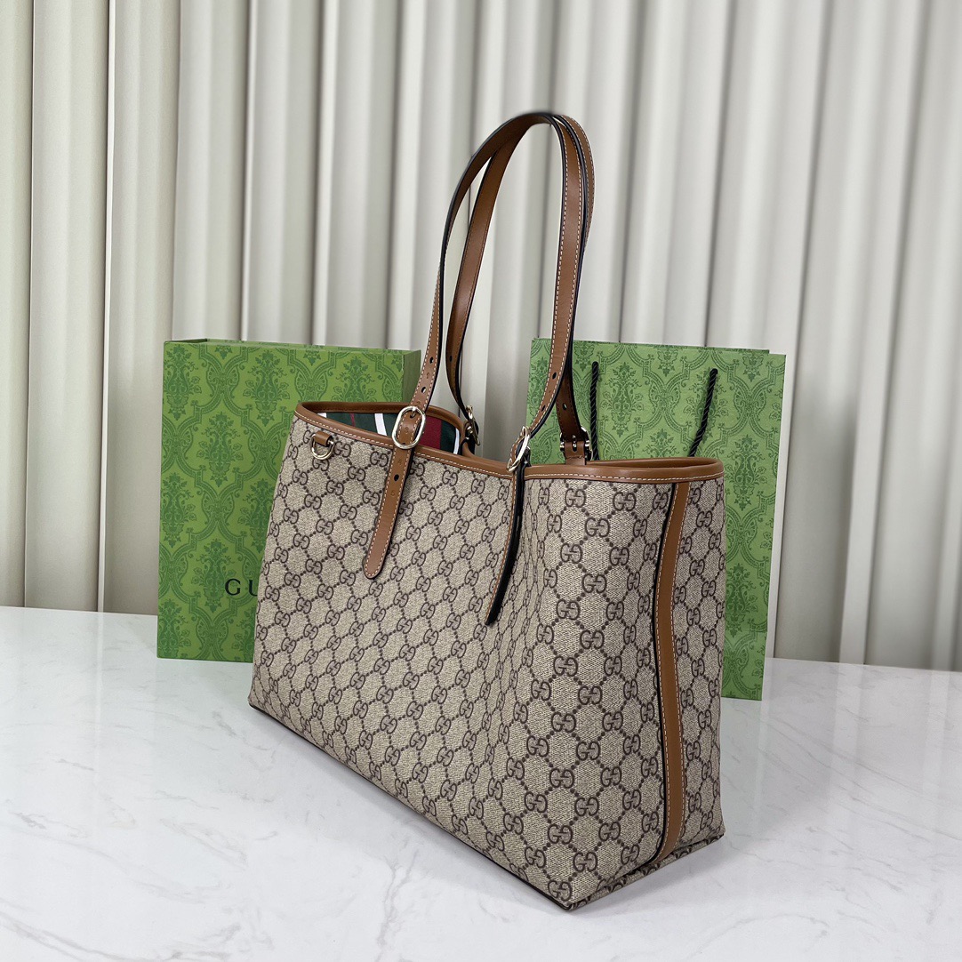 Gucci GG Emblem Large Tote Bag Top Quality - Image 2