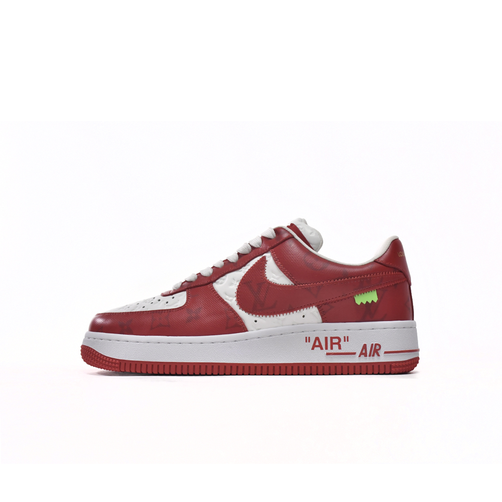 Nike Air Force 1 Low LV Monogram Brown Damier Azur - Image 10
