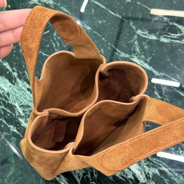 Prada mini suede tote bag 10A quality 1BA349
