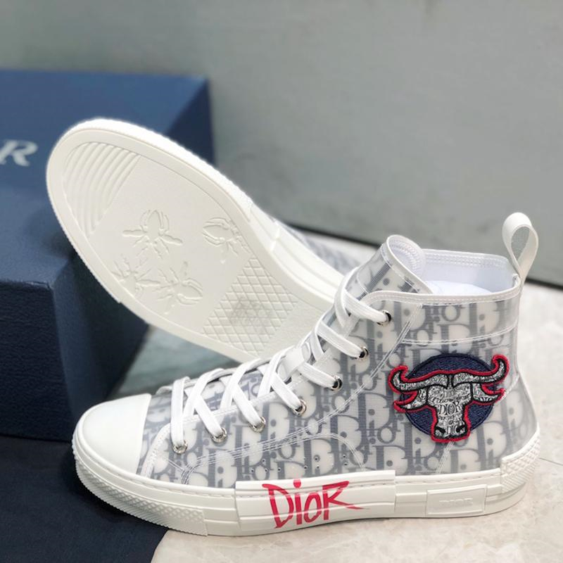 Dior B23 High Top Oblique Foxton Print - Image 5