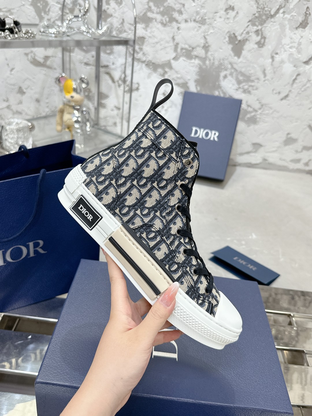 Dior B23 League High-Top Sneakers - Image 5