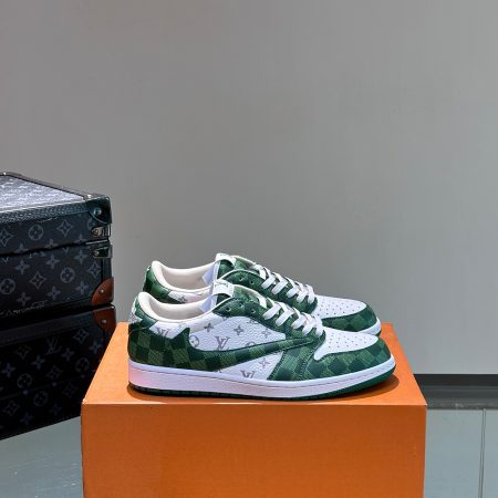 Travis Scott X Nike Air Jordan 1 Low X LV Sneakers - Image 5