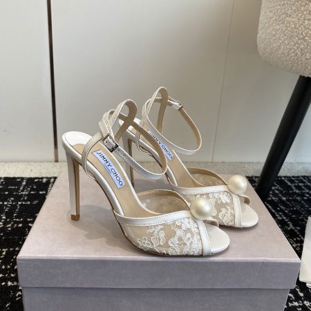 Jimmy Choo Sacora Leather Slingshot Fashion Buckle Slide Sandal - Image 15