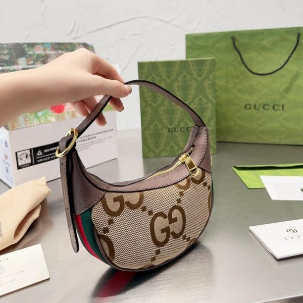 Gucci Ophidia Canvas & Leather Shoulder Bags