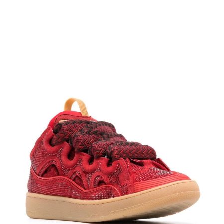 Lanvin LEATHER CURB SNEAKERS - Image 2