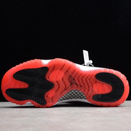 AIR JORDAN 11 RETRO LOW "BRED" BLACK/ RED mens 528895-012 - Image 9