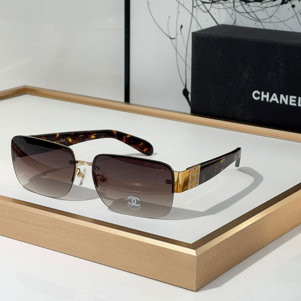Chanel  Half frame Sunglasses Top quality - Image 5