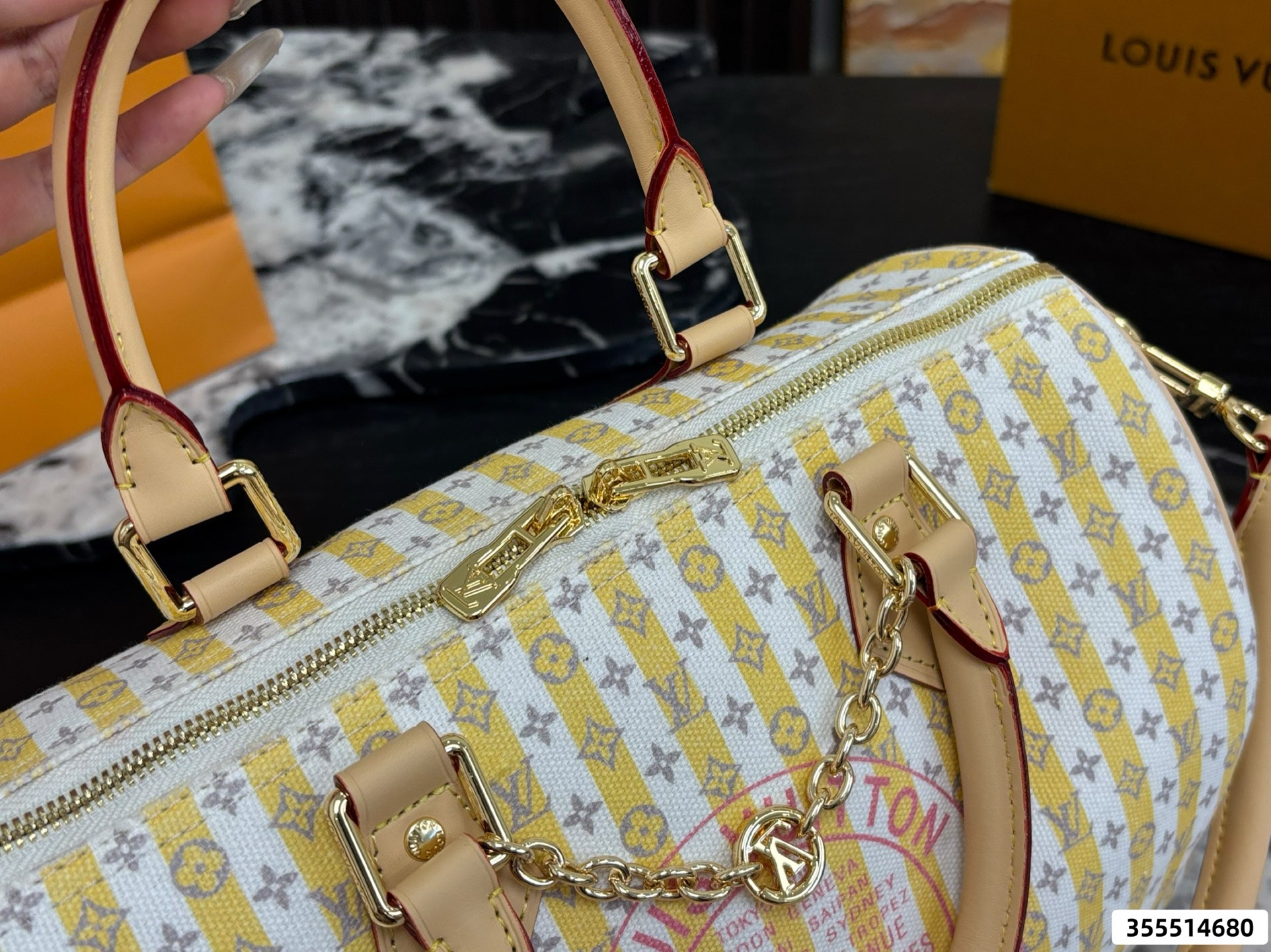 LV Speedy Soft 30 Pillow Case - Image 8