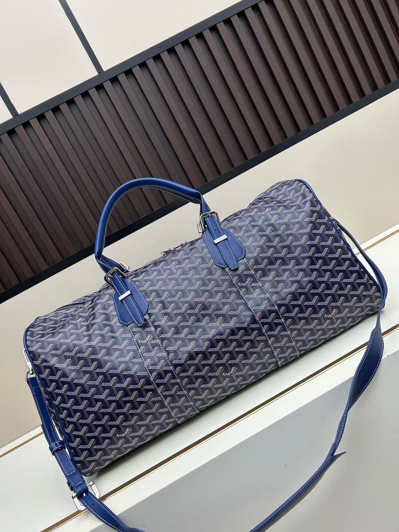 Goyard Boston 50 Travel Bag - Image 4