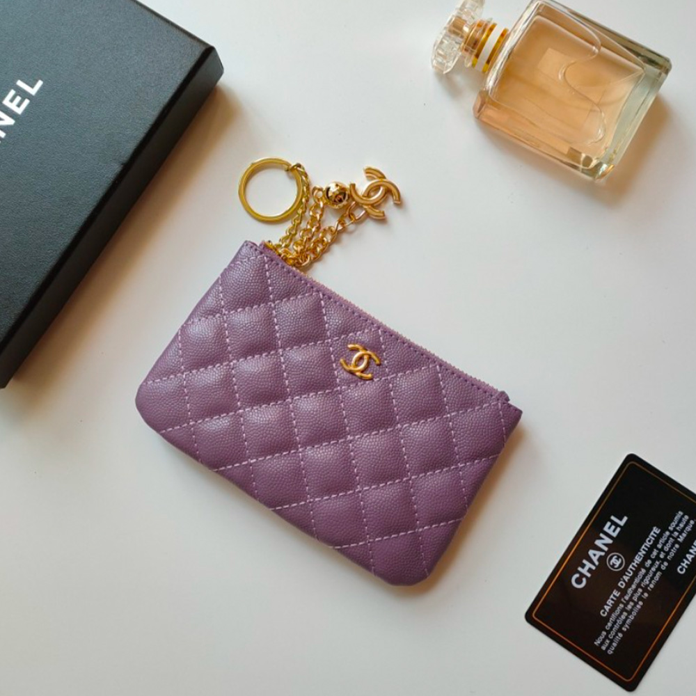 Chanel Pendant Zipper Coin Wallet - Image 8