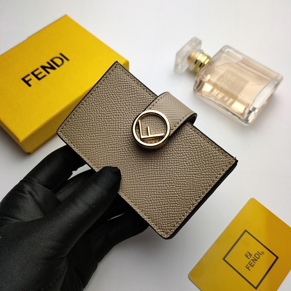 FENDI Calfskin Card Holder - Image 6