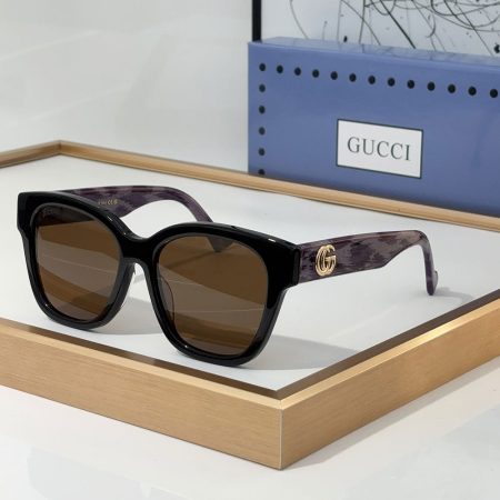 Gucci  Mirror leg Double G Mark sunglasses Top quality - Image 3