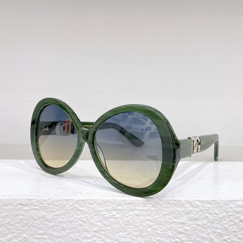 DOLCE & GABBAN DG Mirror leg Hollowed out Logo Sunglasses Top quality - Image 5