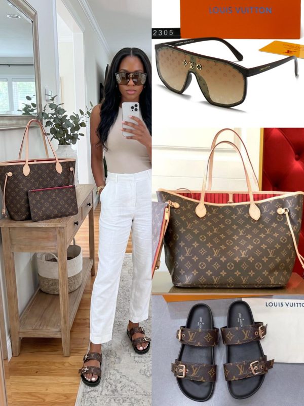 LV Shoes & Bag Set