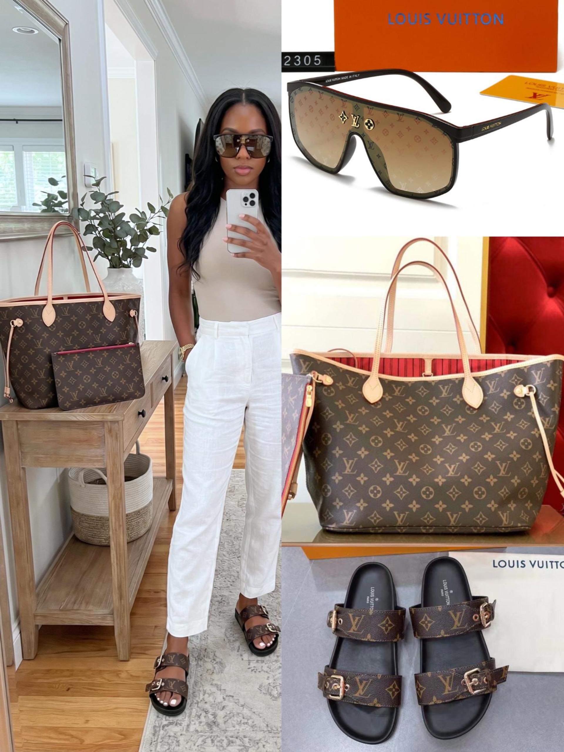 LV Shoes & Bag Set - Image 1