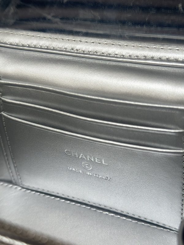 Chanel Quilted Vanity Makeup Box
