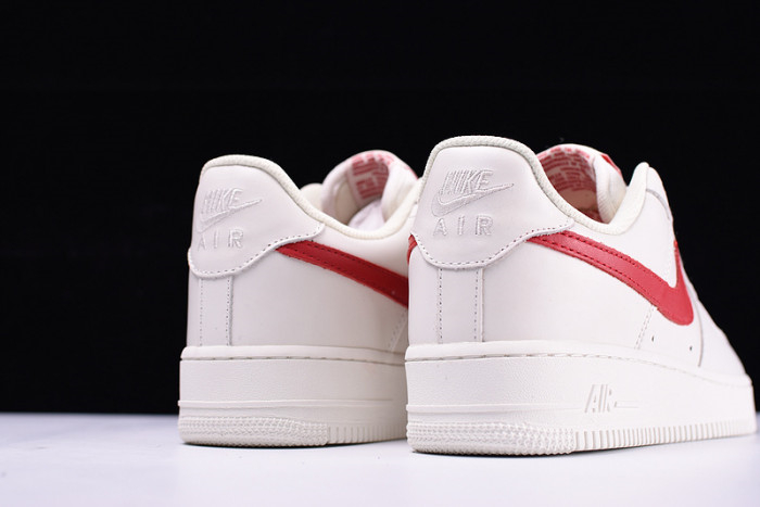 Nike Air Force 1 07 White Sport Red New Shoes 315122-126 - Image 16