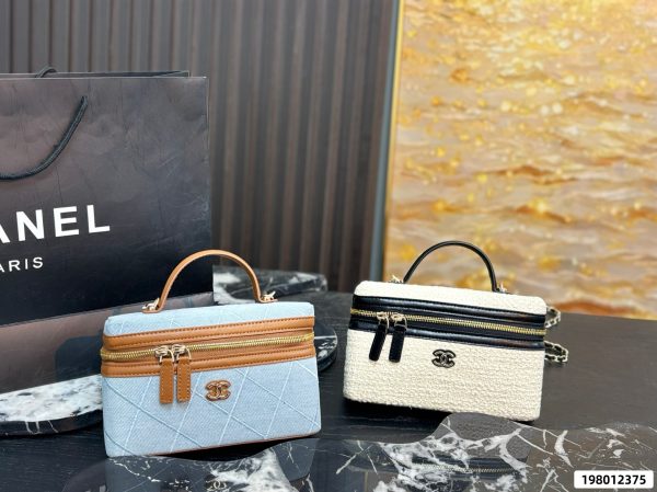 Chanel Resort Collection Denim Lunchbox Bag
