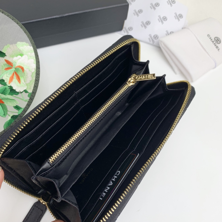 Chanel Classic Zipper Long Wallet - Image 6