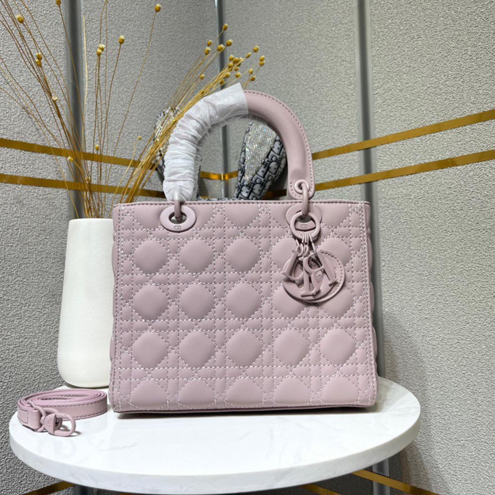 Dior The LADY DIOR Medium Bag-Matte cowhide leather - Image 6