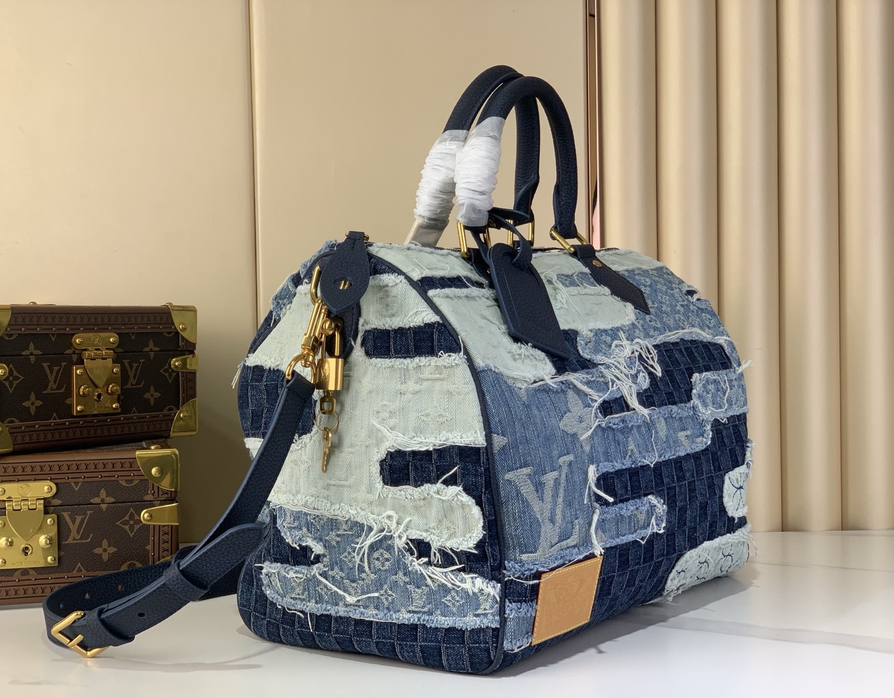 LV Sac Speedy 40 Bandouliere Monogram Other - For Men (Top Quality) - Image 2
