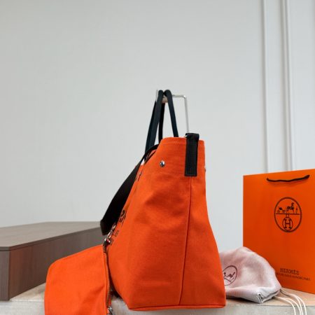 Hermas Canvas Tote Bag - Image 4
