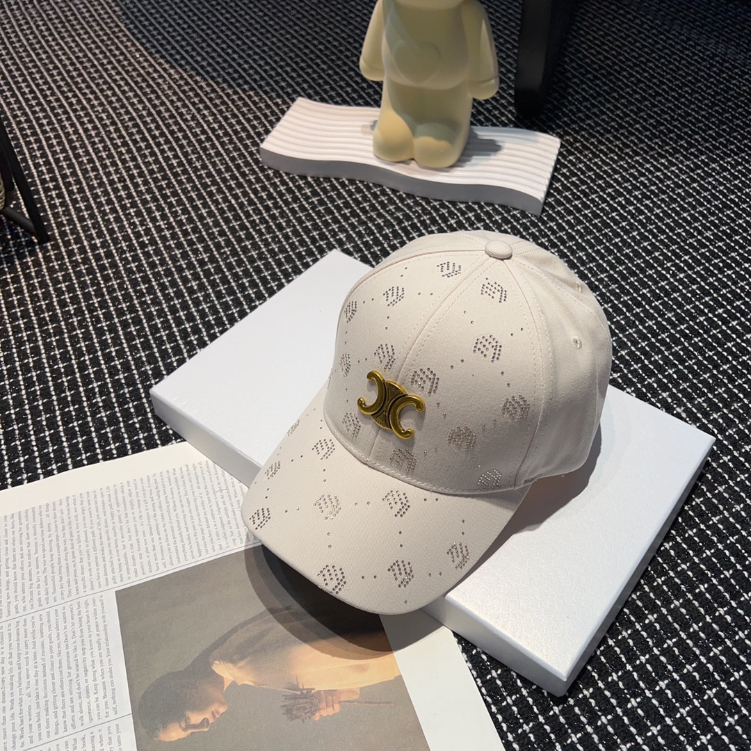 Ceiline Rhinestone Baseball Cap Sunhat - Image 2