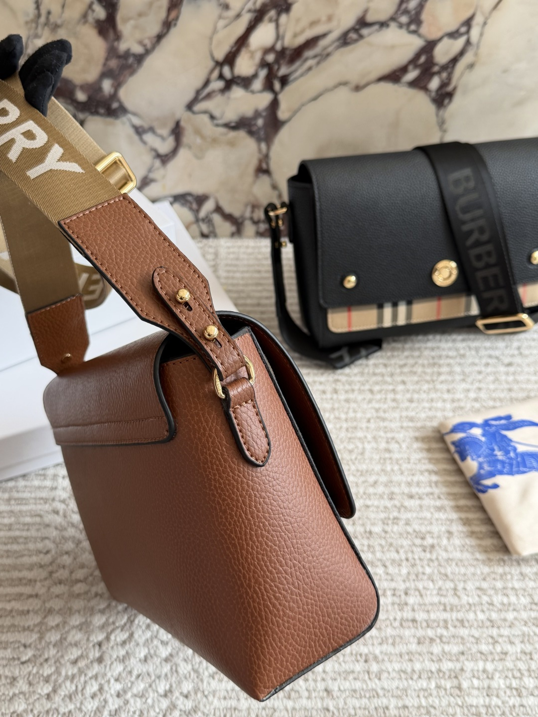 Burberry Vintage Check Note Shoulder Bag - Image 5