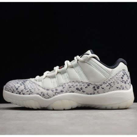 Air Jordan 11 Low Snakeskin Light Bone CD6846-002 - Image 1