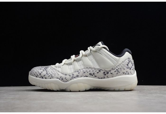 Air Jordan 11 Low Snakeskin Light Bone CD6846-002 - Image 1
