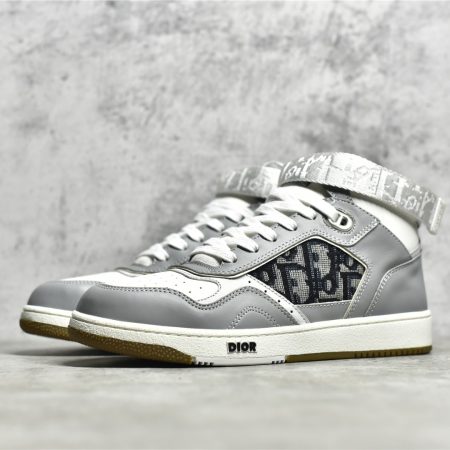 Dior B27 Sneakers High-Top Gray (AA Version) - Image 2