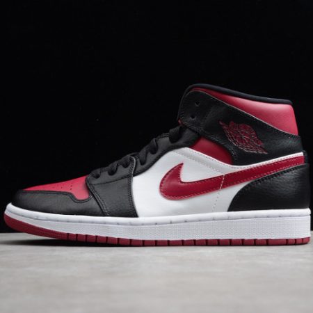 Air Jordan 1 MID bred toe 554724-066 - Image 2
