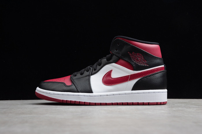 Air Jordan 1 MID bred toe 554724-066 - Image 2