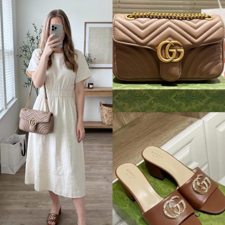 Gucci Shoes & Bag Set