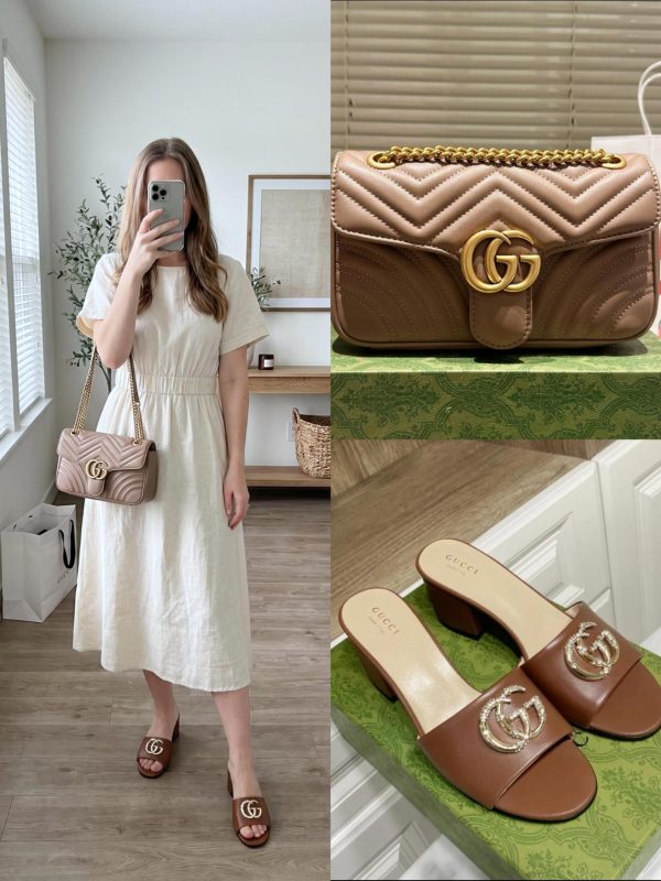 Gucci Shoes & Bag Set