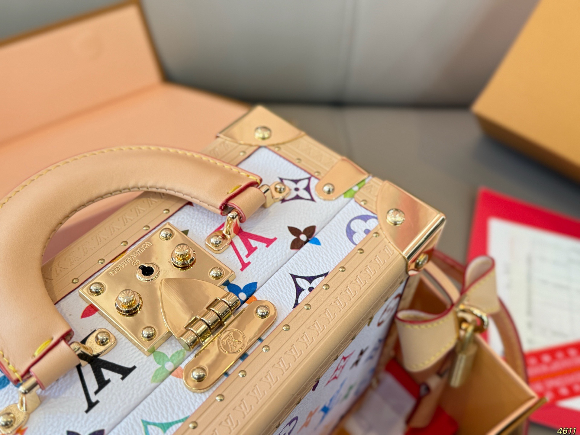 LV x Takashi Murakami Collaboration Tote Bag - Image 4