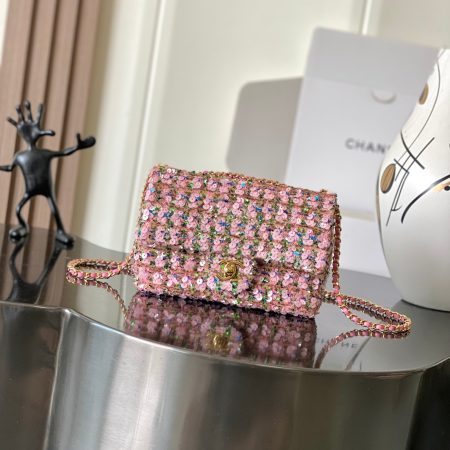 Chanel Fringe Sequined Evening Clutch - Image 1