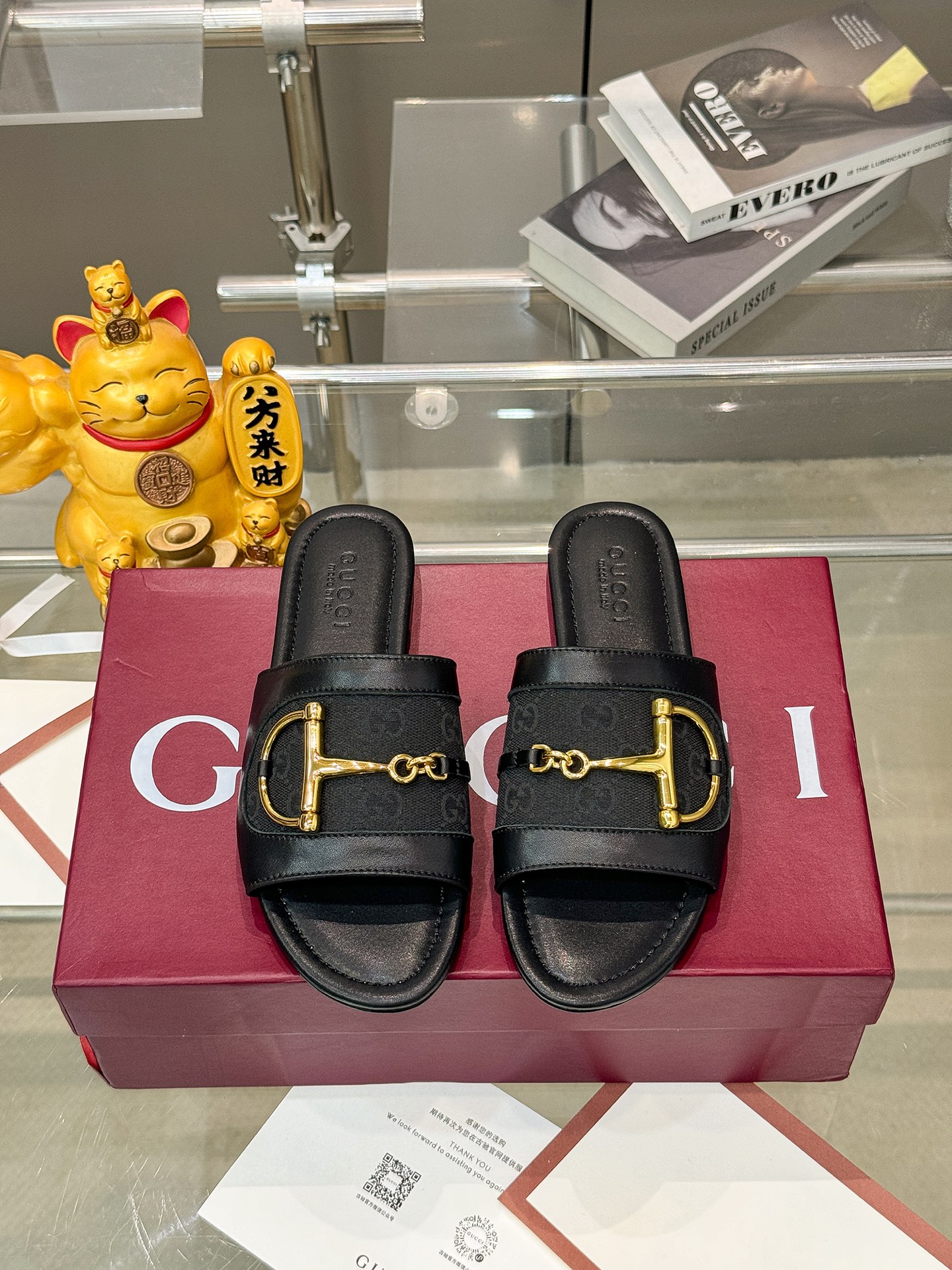 Gucci Horsebit Women Bulk Slide Sandals - Image 1