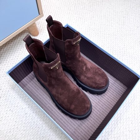 Prada Platform Ankle Boots - Image 2