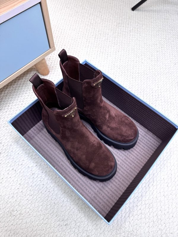 Prada Platform Ankle Boots