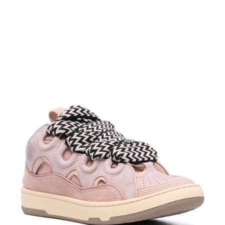 Lanvin LEATHER CURB SNEAKERS - Image 4