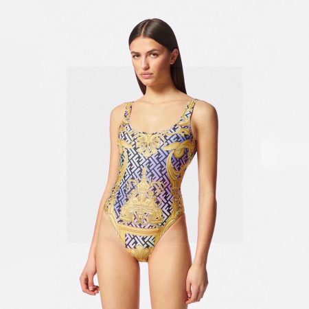 Versace Colorful One-piece Swimsuit Swimwear - Image 2