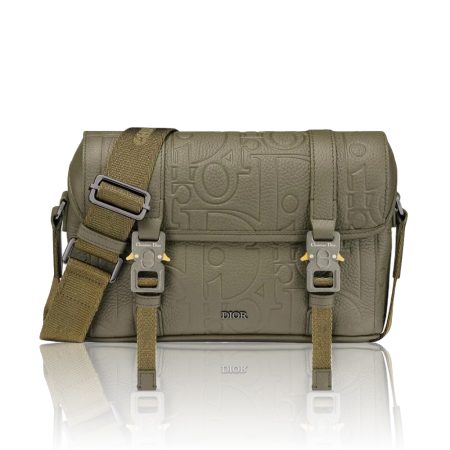 Dior Hit The Road Grained Leather Crossbody Bag - Image 1