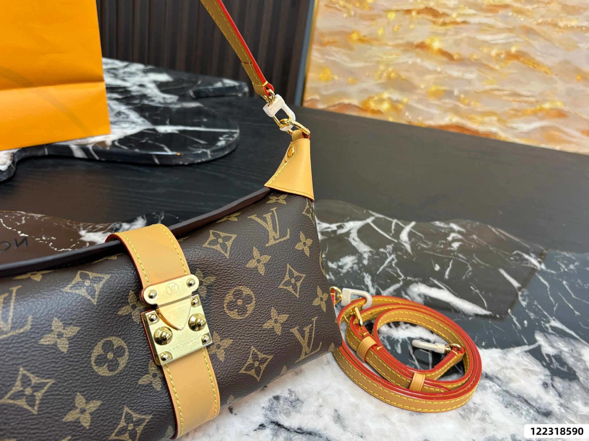 LV Monogram Mia Pochette Bag - Image 2
