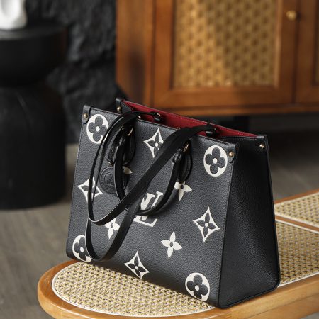 LV OnTheGo MM Bicolor Monogram Empreinte Bag - 10A Mirror Version - Image 7